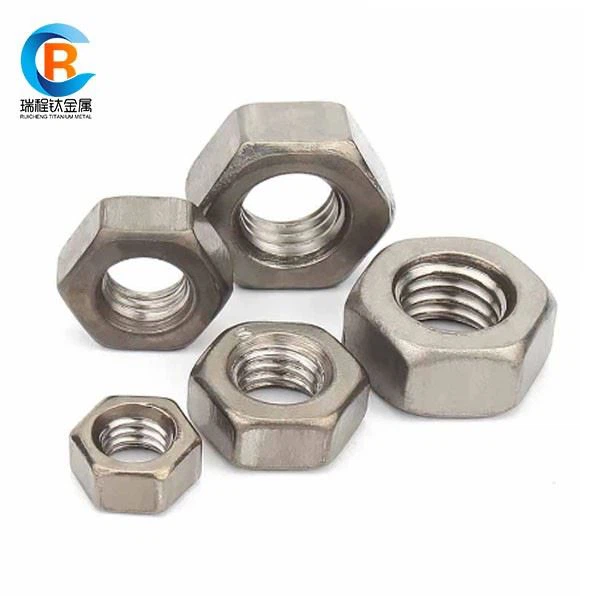 DIN 934 Gr2 Titanium Hex Nut